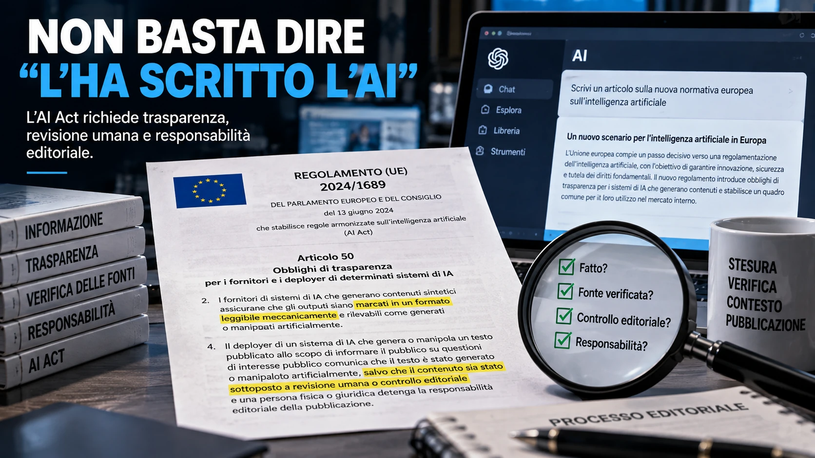 ai act revisione umana articolo 50